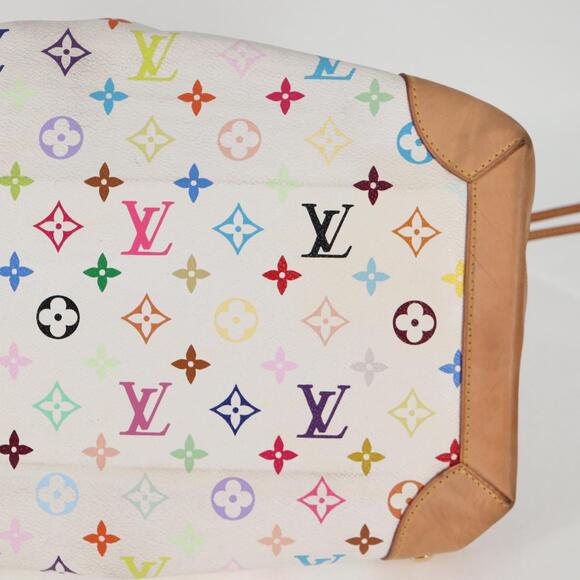LOUIS VUITTON Monogram Multicolor Ursula Tote Bag White M40123 - Picture 6 of 16